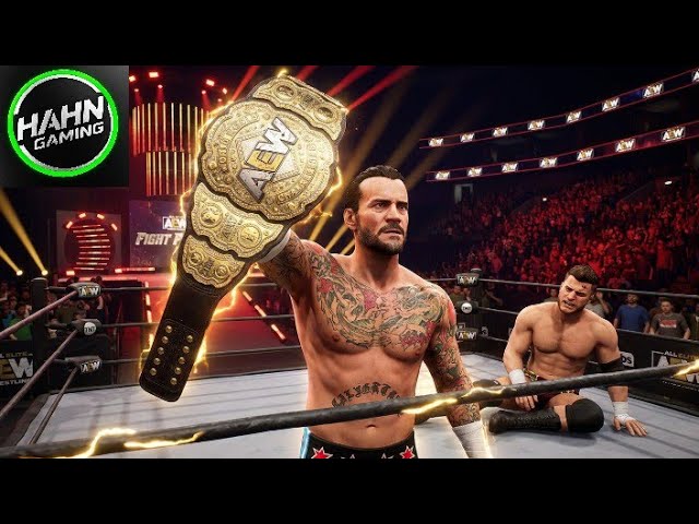 CM Punk Becomes AEW Champion | AEW Fight Forever