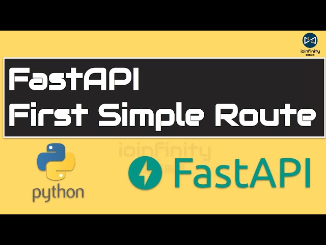 [Python][FastAPI] First simple route