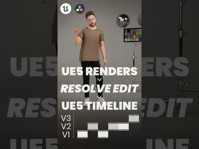 Import DAVINCI RESOLVE Timelines To UNREAL ENGINE #unrealengine #ue5 #davinciresolve