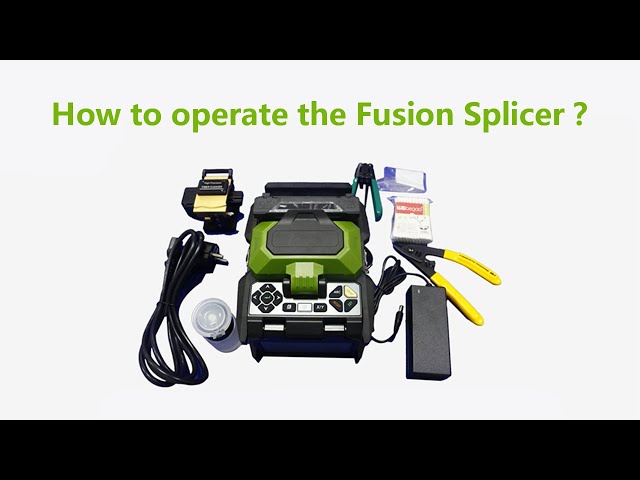 How To Operate The Fusion Splicer To Splice Optical Fibers？