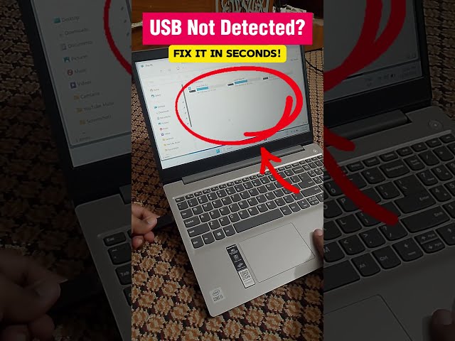 USB Not Detected? Do This FIRST! 🔌 #windows11 #pctips