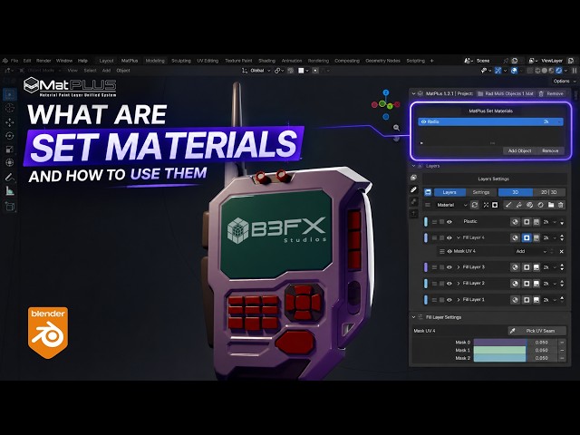MatPlus- Set Materials Tutorial What  they are and how to use them