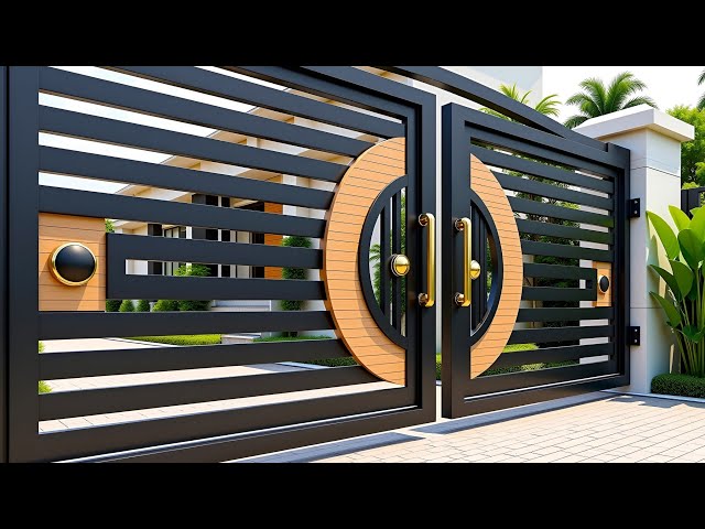100 Modern Gate Design Trends 2026 | Luxury Sliding, Wooden & Iron Entrance Inspirations