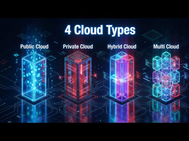 Cloud Types Explained: Public, Private, Hybrid & Multi-Cloud