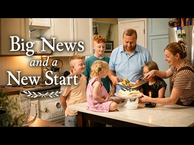 Back to School in Our 100-Year-Old Farmhouse | Batch Cooking, Haircuts & Our Baby Gender Reveal