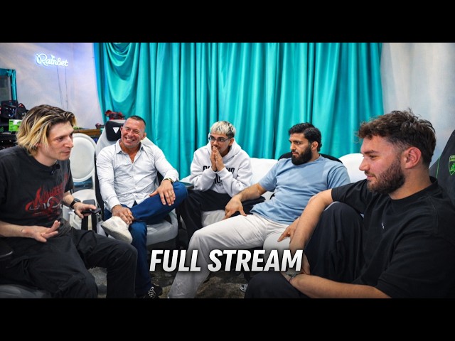 Adin Ross x Georges St-Pierre x Arman Tsarukyan x N3on x xQc FULL STREAM! (FUNNY)