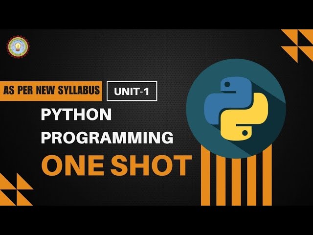 Python Aktu | Python Programming Aktu One Shot | Unit-1 | semester exam #aktu #python #aktuexam