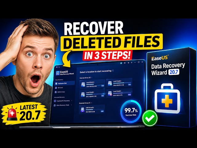 How To Use EaseUS Data Recovery Wizard 20.7 (Latest Version)