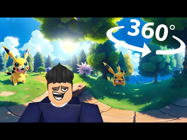 360° Skibidi Wednesday Dance | ROBLOX in  pokemon world - VR/360