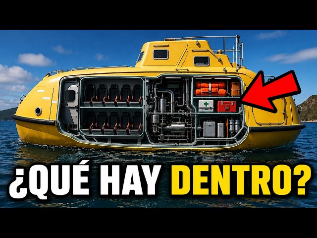 ¿Qué se esconde dentro de un bote salvavidas de un barco?