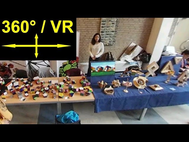 360° / virtual reality video of Dutch Cube Day / puzzles