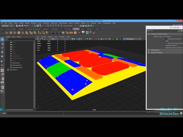 Baking Color ID Map using xNormal