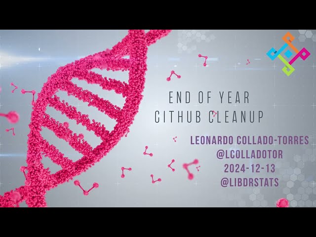 [2024-12-13] End of year GitHub cleanup