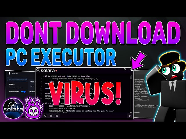 This Roblox Executor HACKS Your Computer... | Unsafe Roblox Executors | Is Solara Executor A Virus?