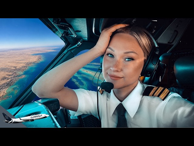 MY FIRST FLIGHT IN THE AIRBUS A321neo...STUNNING LANDING EGYPT Hurghada Runway 34L | Cockpit Views