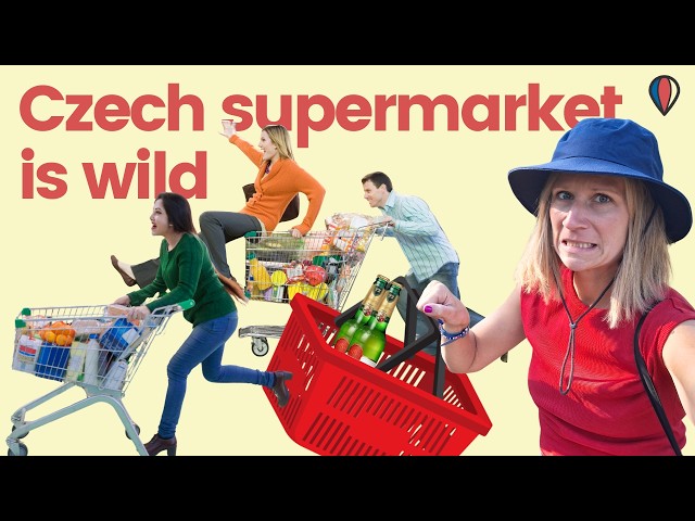 7 weird Czech supermarket rules that nobody prepares foreigners for (in slow Czech)