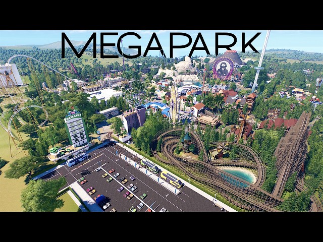 The MOST RIDES (30+) In a Planet Coaster 2 Park so Far!: Party Park