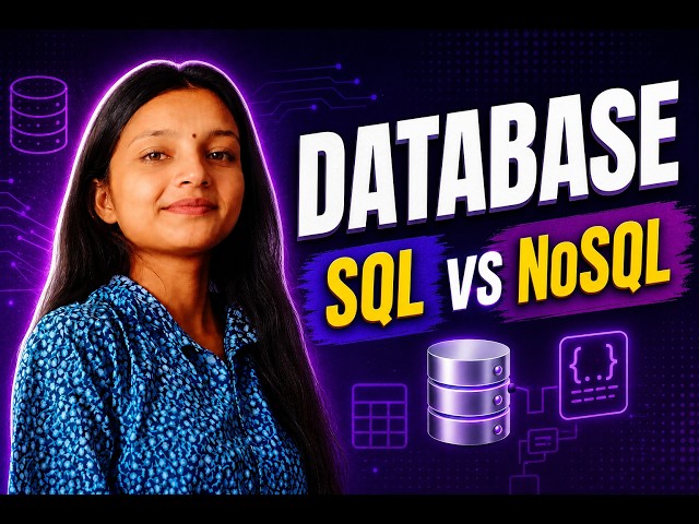 DATABASE  -  SQL vs NoSQL | Beginners Friendly | Lecture 3