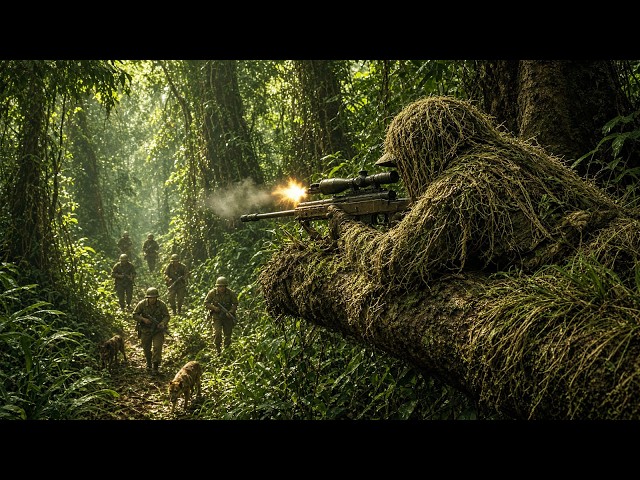 Female agent lurks in jungle, snipes hundreds of enemy soldiers alone!