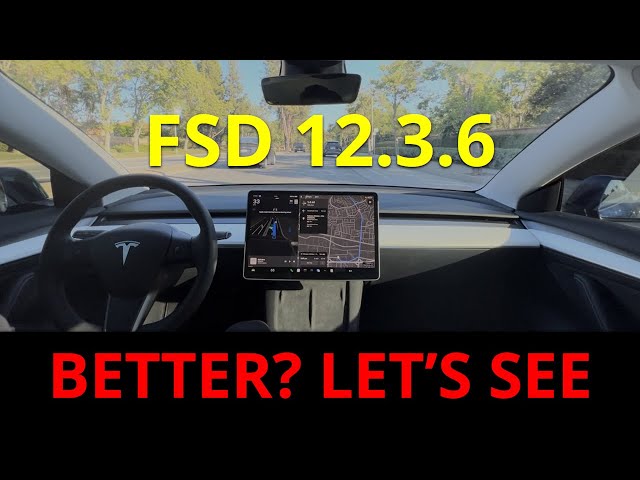 FSD 12.3.6! Excited to Stress Test the Tesla 12.3.6 Update!
