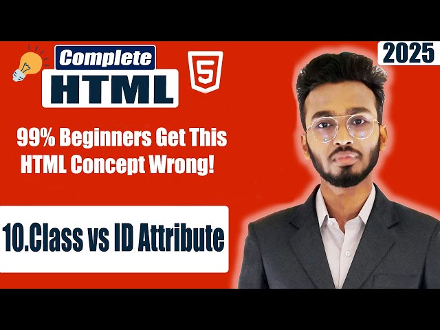class and id | HTML Tutorial for Beginners | HTML Full Course