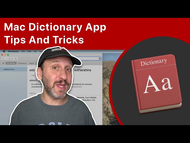 Mac Dictionary App Tips And Tricks