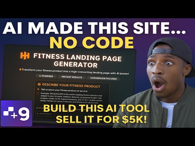 I Built an AI Landing Page Generator with Replit (No Code) – Sell This for $5K/Month!