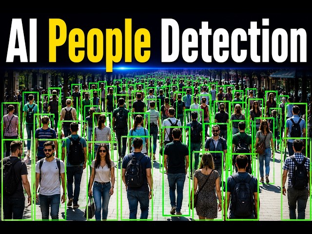 Detect Thousands of People Automatically Using AI | Python | YOLO11 ( Complete Project)
