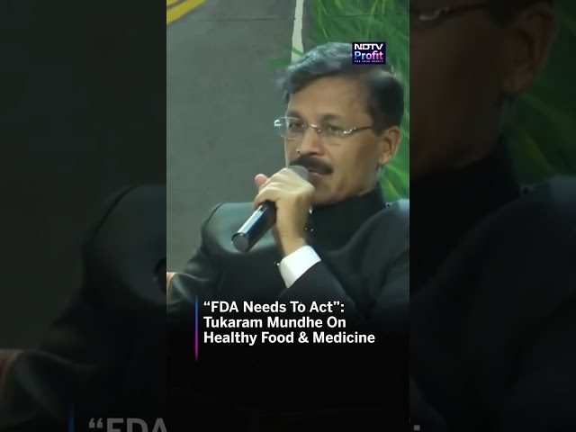 "FDA Needs To Act": Tukaram Mundhe On Healthy Food & Medicine #Shorts