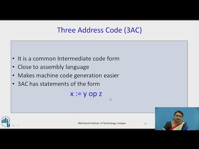 Compiler Construction-Syntax tree Generation & Three Address Code
