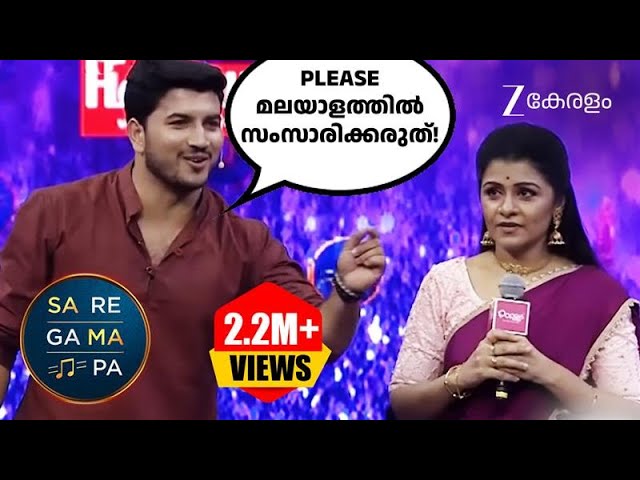 🤣VEENA SRIVANI LEARNS MALAYALAM! - Sa Re Ga Ma Pa Keralam | #bestscene RJ JEEVA | @zeekeralam