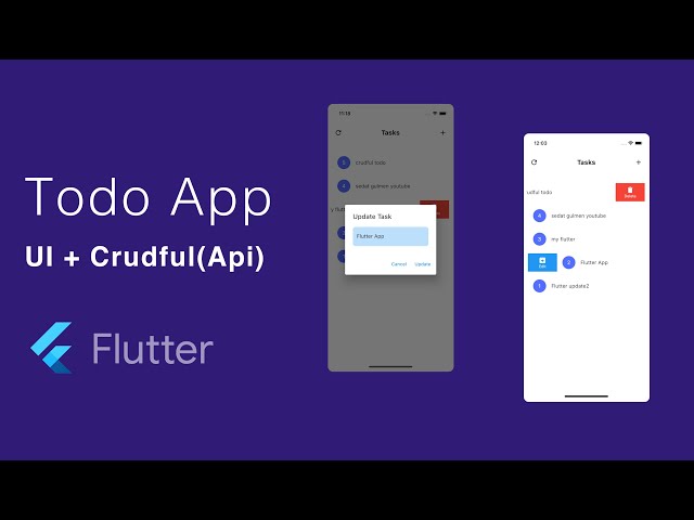 Todo App UI - Flutter Speed Code (with Crudful Api)