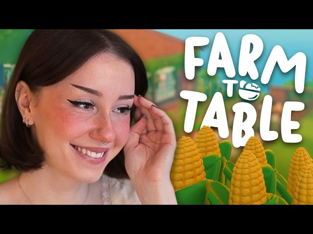 Every Ingredient Is Homemade In This Cozy Sim 🥬✨ Farm to Table