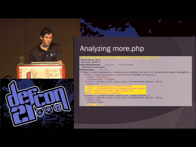 DEF CON 21 - Franz Payer - Exploiting Music Streaming with JavaScript
