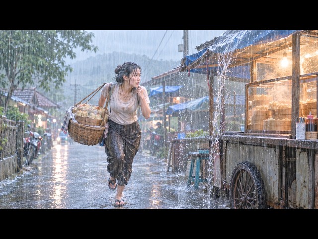 🌪️ VERY BAD STORM! Torrential Rain, Violent Winds & Blinding Lightning Hit the Village ⚡🌧️