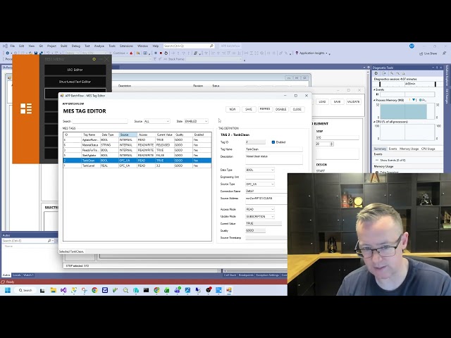 Development of a custom MES software package for Review by Exception with AI Agent review