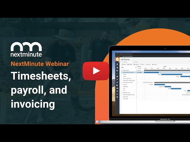 NextMinute Webinar: Timesheets, Payroll & Invoicing