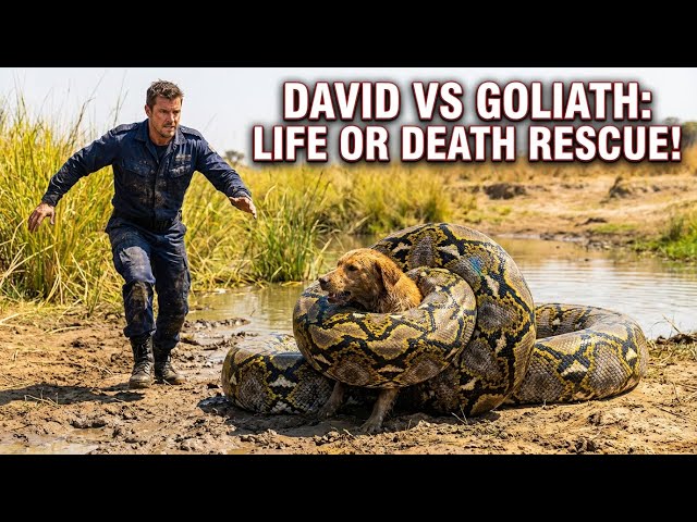 We Found a Dog Being Crushed by a Giant Snake (Rescue)