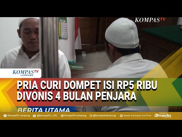 Bangkalan Man Sentenced to 4 Months in Prison for Stealing Wallet Containing IDR 5,000