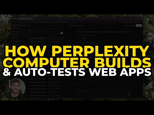 How Perplexity Computer Builds & Auto-Tests Web Apps