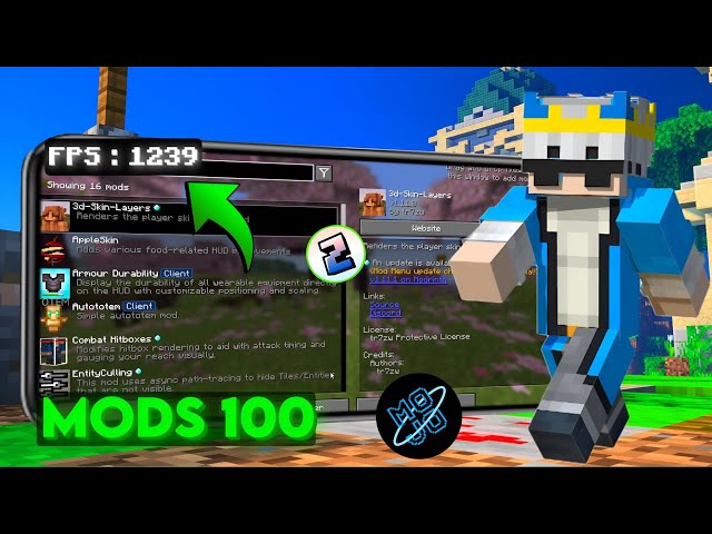 Best FPS boost Mods For MJ launcher 🔥| to Fix Lag get 320+ FPS 🚀 | for all versions 1.21.11 26.1.2