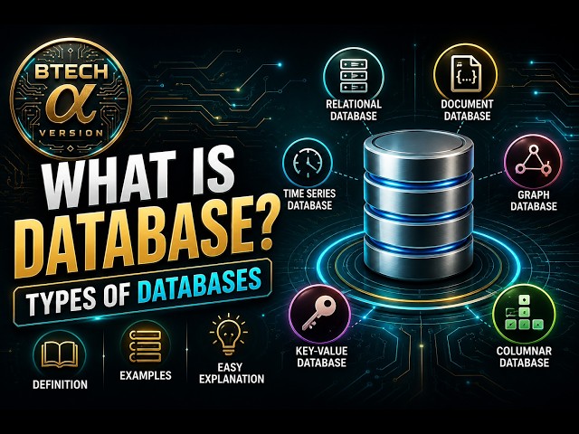 Types of Databases in DBMS | Different Types of Databases Explained | what is Database | Lec-04