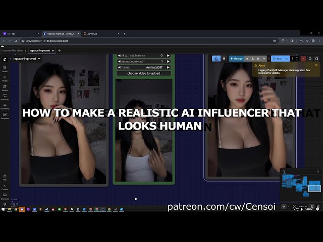 HOW TO MAKE REALISTIC AI INFLUENCERS WITH CONSISTENT FEATURES - BEST METHOD FOR MONETZATION WAN 2.2