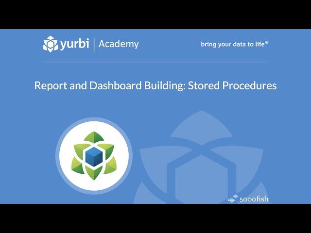 How To Run SQL Stored Procedures In Yurbi