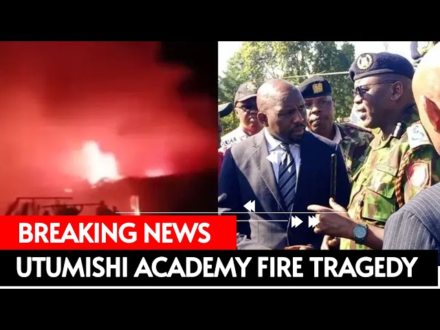 BREAKING NEWS 🔴 Utumishi Girls School Fire in Nakuru County