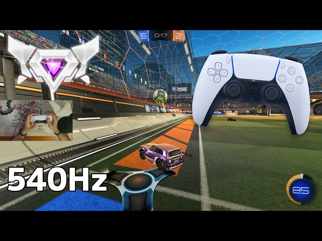 PS5 Controller ASMR 😴 Rocket League Ranked 🏆 Satisfying 360 FPS 4K