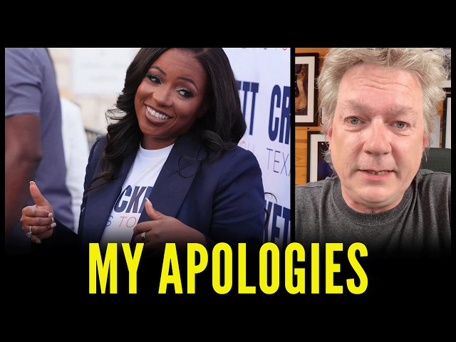 On Jasmine Crockett: I Was Wrong and I Apologize