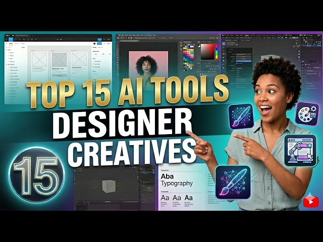 Top 15 AI Tools for Designers — Apps Shaping Creativity in 2026 Ranked from #1 to #15