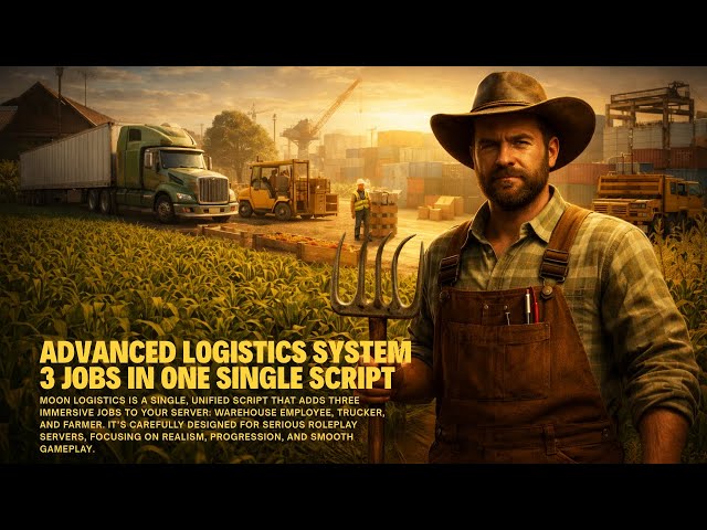 Moon Logistics | Complete FiveM Supply Chain System | QBCore · QBOX