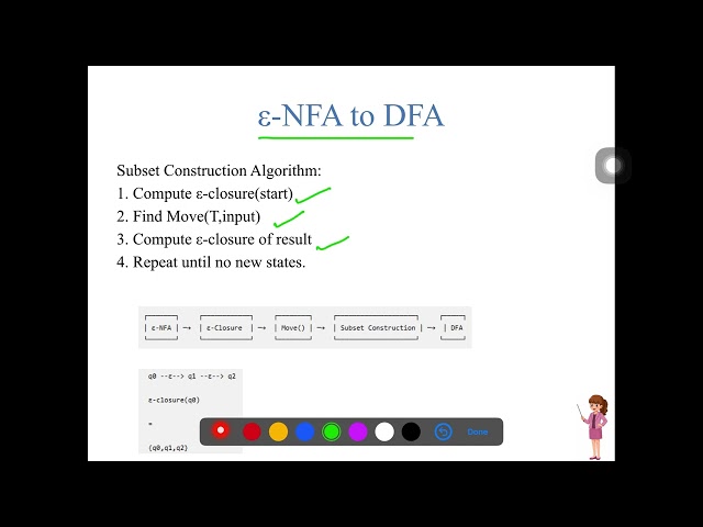 Regular Expression to ε-NFA, ε-NFA to DFA & DFA Minimization (Overview) | Compiler Design 